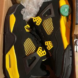 Nike Air Jordan 4 Retro Thunder Black Tour
