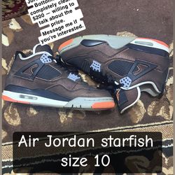 Air Jordan starfish size 10