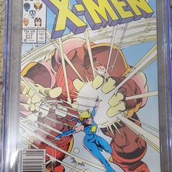 X-men #217 CGC at 9.4 - Newstand Edition
