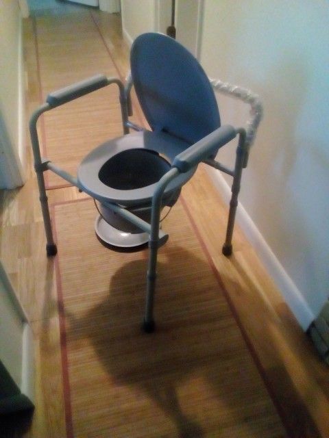 NEW-Drive Medical Steel Frame Commode