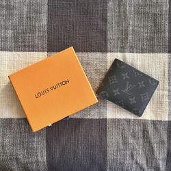 New  Louis Vuitton Multiple Monogram Slender Canvas Black Men’s Wallet (NO BOX )