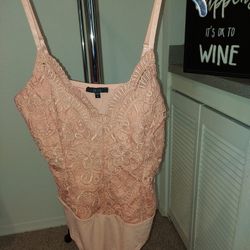Peach Iris Basic Bodysuit 