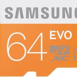 Samsung EVO 64GB Micro SD SDXC Memory Card (Brand New )