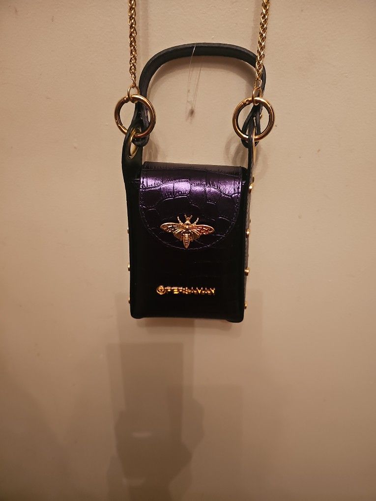 Purple Persaman Crossbody Mint