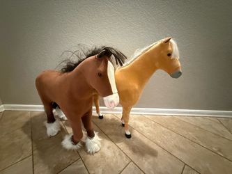 2 American Girl horses