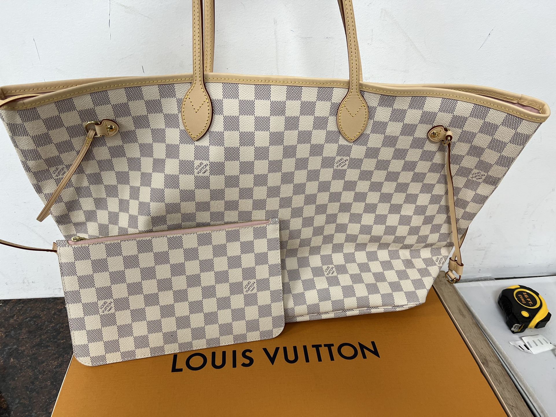 Louis Vuitton N41604 Neverfull GM Damier Azur Canvas  Louis vuitton  handbags neverfull, Louis vuitton bag, Louis vuitton