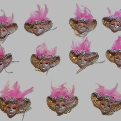 Venetian Mask Refrigerator Magnets