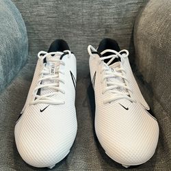 Nike Vapor Edge Speed 360 White Football Cleats Men's Size 13 Wide CV6350-100🔥