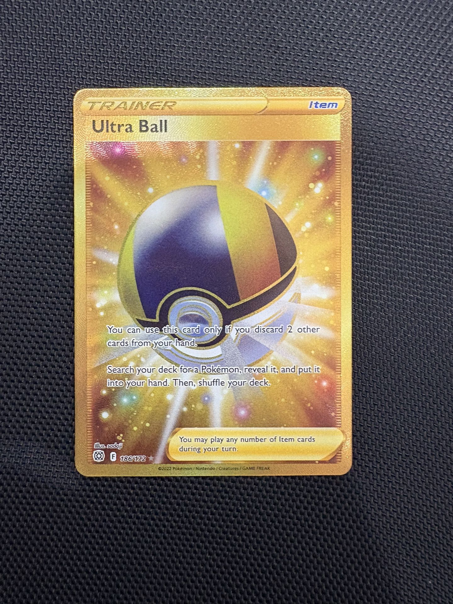 Ultra Ball (Secret) - SWSH09: Brilliant Stars (SWSH09) Mint Condition Pokemon Card
