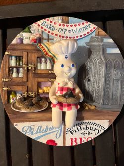 3D Pillsbury Doughboy Wall Plate