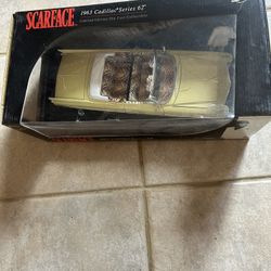 Scarface 1963 Cadillac Series 62 Limited Edition Diecast Collectible