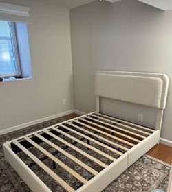 Twin bed with mattress