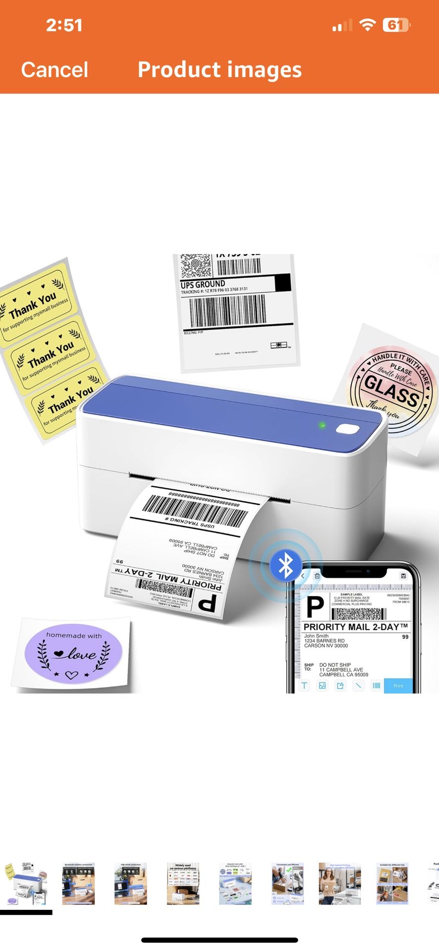 Phomemo thermal printer