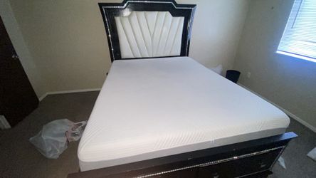 Queen Bed Frame + Mattress