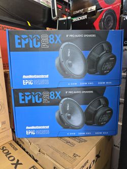 AudioControl EPICPRO8X
Epic Pro Series 8" midrange car speakers