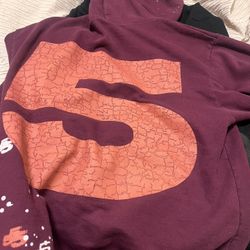 Sp5der Hoodie Size Small Nocturnal Highway 