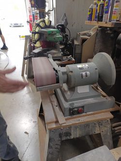6 x 48 belt with 12" sander