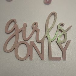 Girl Room Signs