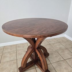 Round Wood Dinette Table