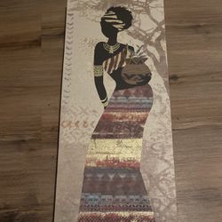 Classic African Woman Wall Art 