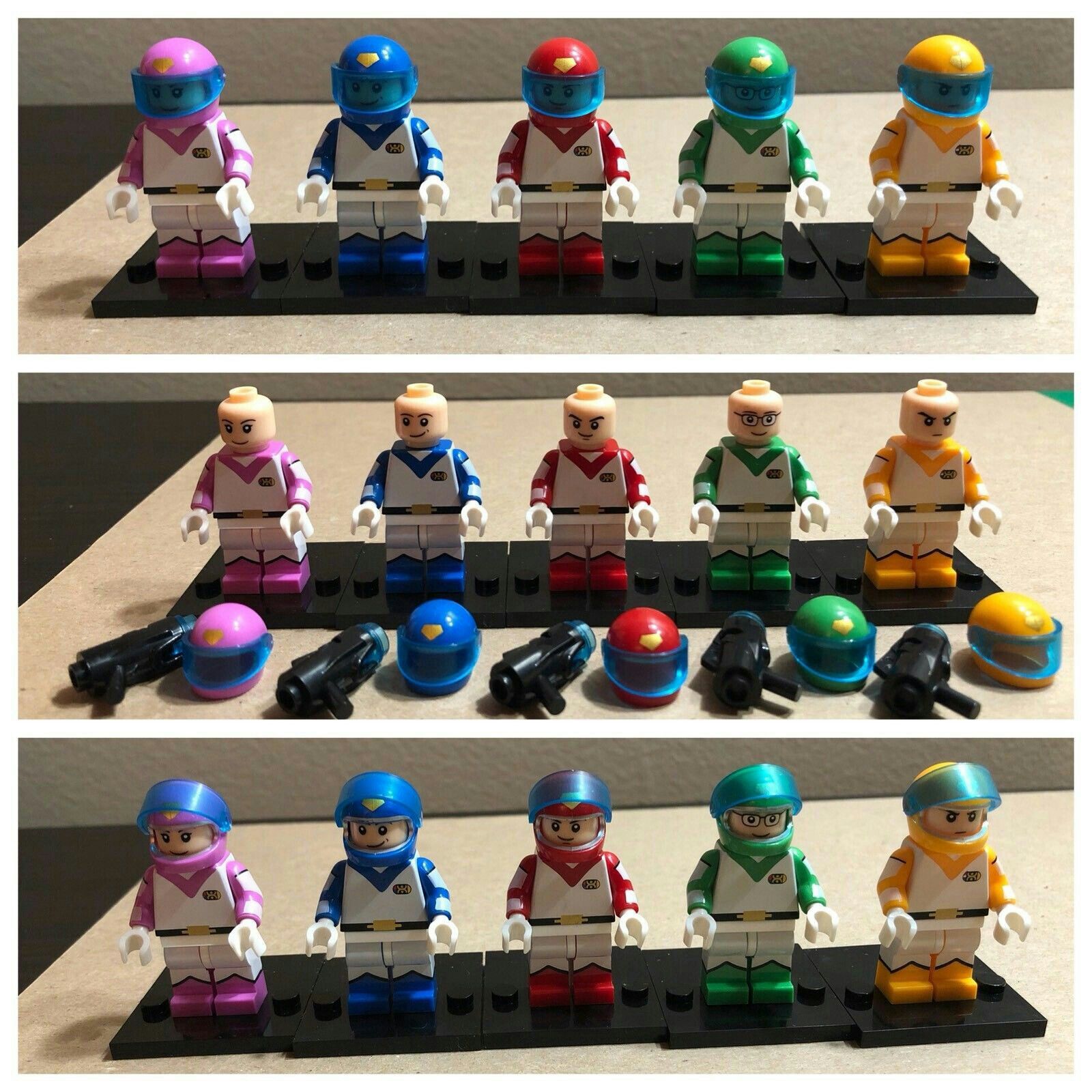Lego Custom Voltron Pilots Minifigures