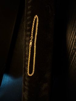 10K Gold Rambo Link Bracelet – 8” – Solid Gold