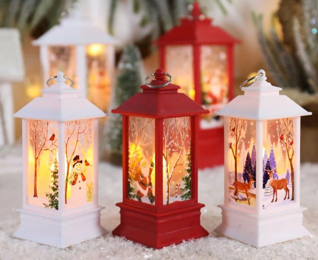 Mini Christmas Lanterns With Light 