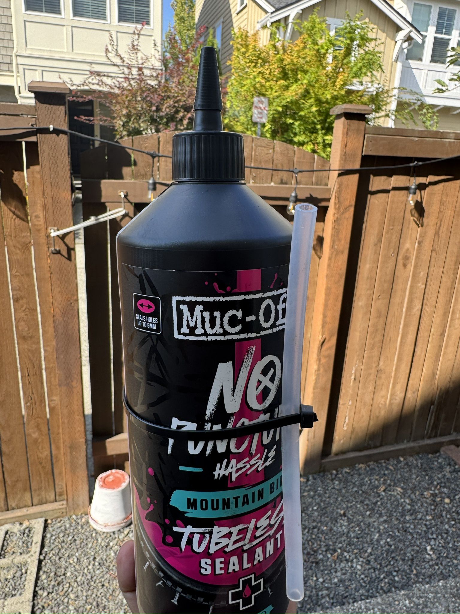 Muc-Off Tubeless Sealant – 1 Liter (Used ~30%)