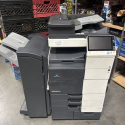 Konica Minolta Bizhub 808 Copier Printer Scanner Finisher
