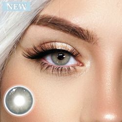 Colored Contacts Blue Green TTDEYE RX 0.00 Lense Case 