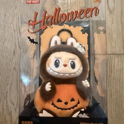 Halloween Sitting Pumpkin Labubu