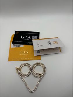 Moissanite Tennis Necklace Gold Plated 20in 3MM (Insane Shine)
