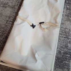 Removable Baby Changing Tray For Dresser in White with Waterproof Pad
