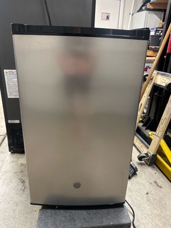 GE Stainless Steel Mini Fridge