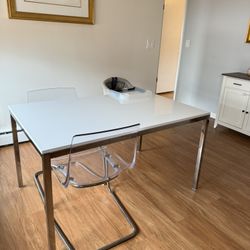 Ikea Dining Table + 2 ikea Chairs 