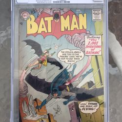 Batman #109 (1957) CGC 4.5 — Flying Batman and Robin cover by Sheldon Moldoff 