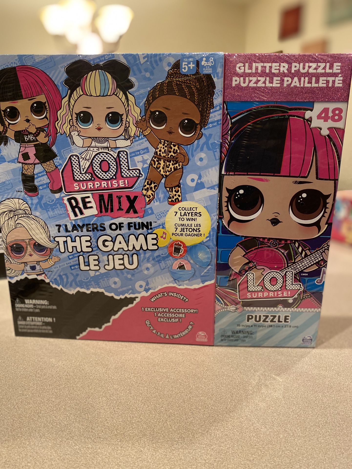 LOL Surprise! Game and 48-Piece Glitter Puzzle