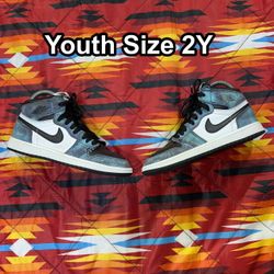 Air Jordan Air Jordan 1 Retro High OG PS 'Tie-Dye' CU0449-100 Youth Sz 2Y
