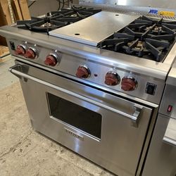 Wolf 36 Inch Gas Range 