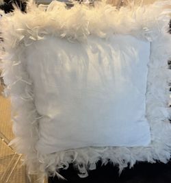 White Feather Pillow $8! 