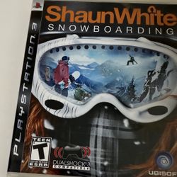 PlayStation 3 PS3 Shaun White Snowboarding video game 