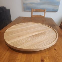 NEW WITH TAGS Williams Sonoma Large 20" Ashwood Lazy Susan (SE San Diego)