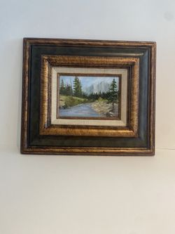 Vintage Art On Canvas 