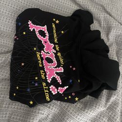 Pink Spider Hoodie Medium 