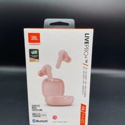JBL By Harman Live PRO+ TWS Wireless In-Ear Noise Cancelling Headphones Pink