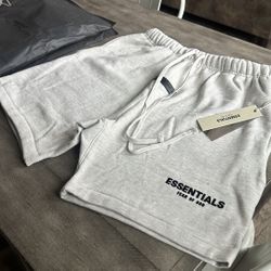 1:1 Essential Shorts Light Grey 🔥 Quality Only!