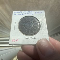 1787 Fugio Cent W-6805