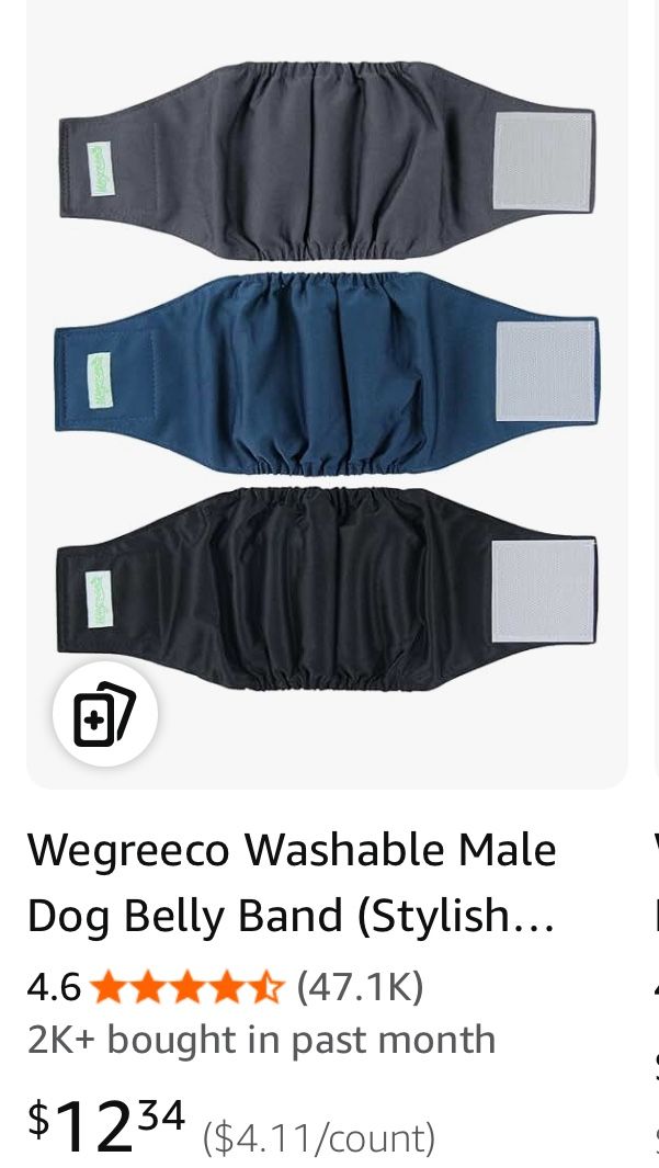 Male dog diaper