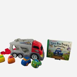 Toy Car Transporter Truck with Mini Cars
