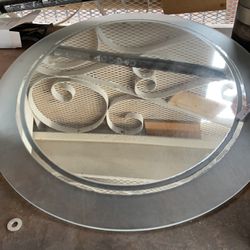 Beautiful Nice Glass Oval Mirror White Shaped For Sale